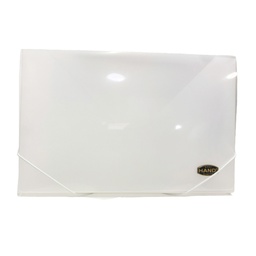 [R206-FC] Carpeta Archivador Hand Transparente Con Elástico (Oficio)