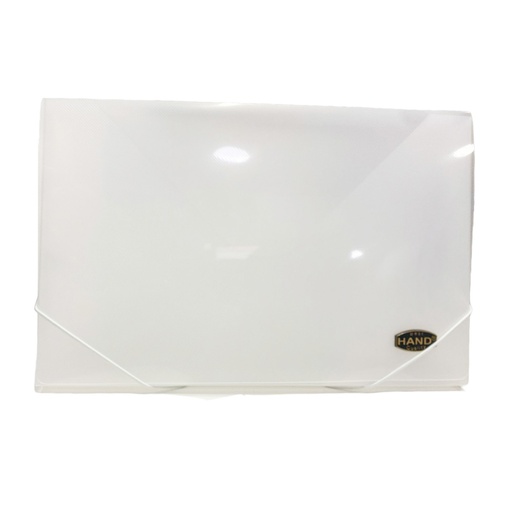 Carpeta Archivador Hand Transparente Con Elástico (Oficio)