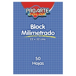 [13005-2] Block de Papel Milimetrado Proarte (50hjs)