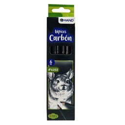 [#1073] Set de lápices Carbón Soft/ Medium/ Hard (12ud)