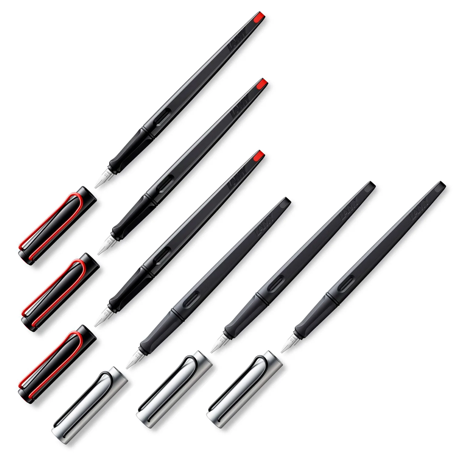 Pluma Lamy Joy Aluminio variados grosores de plumín