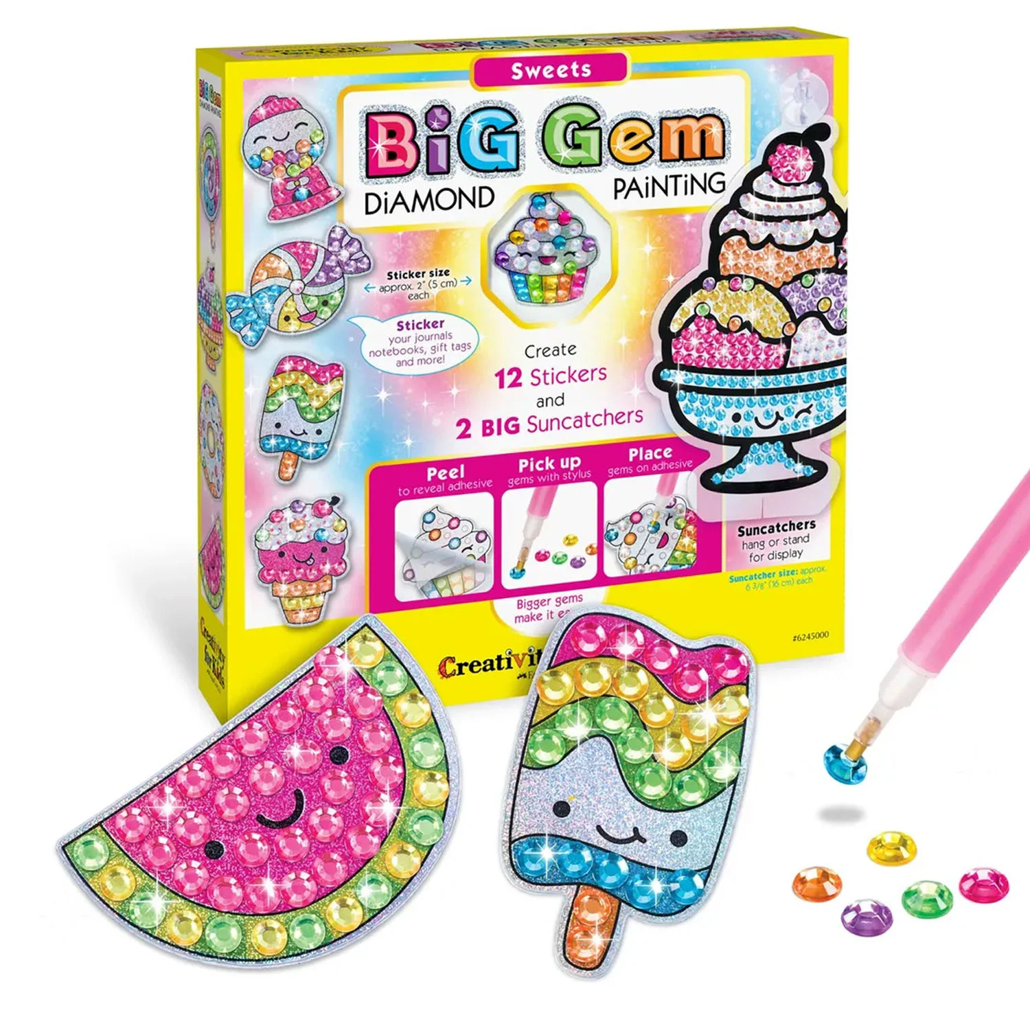 [6245900] Kit Pintura con Diamantes Faber Castell - Dulces