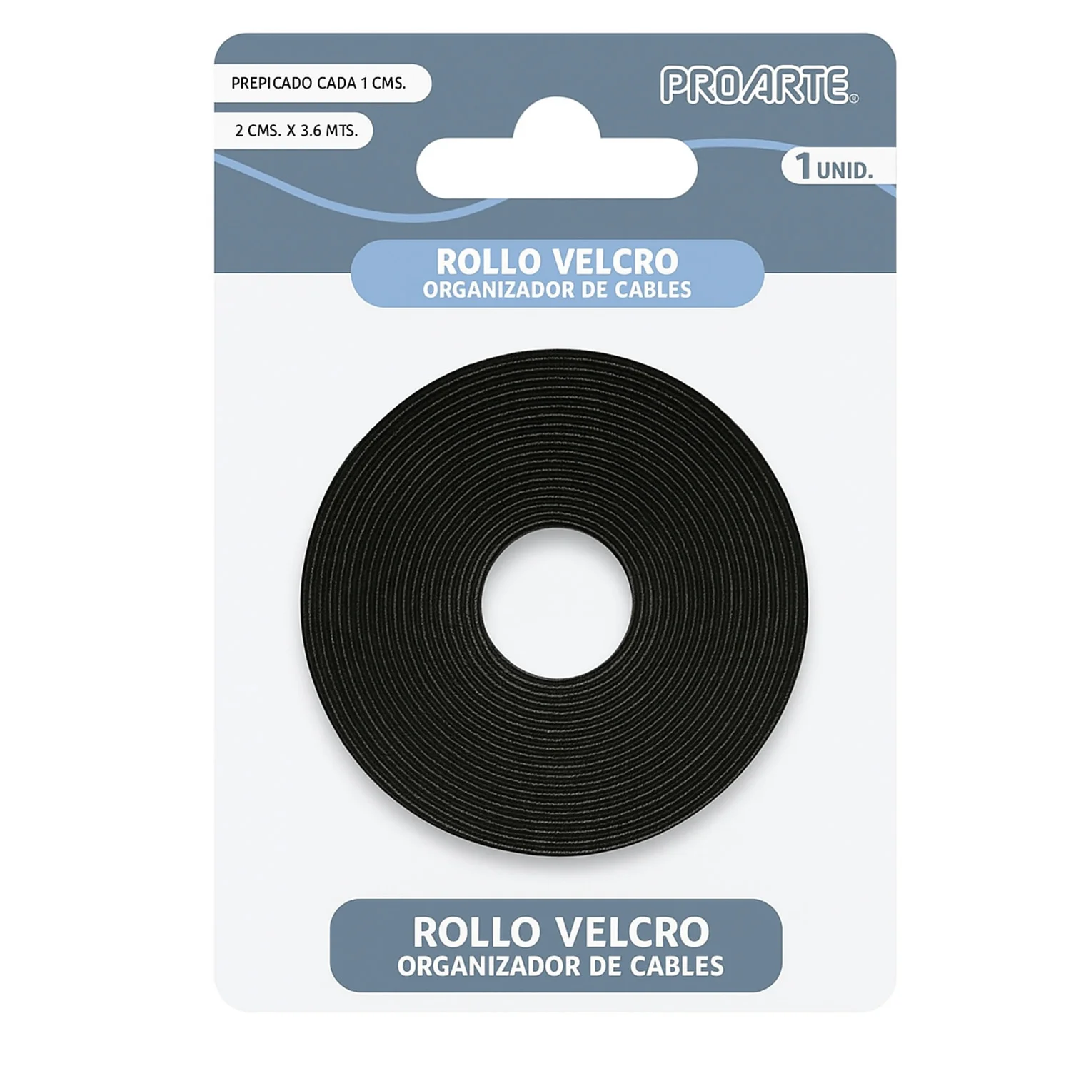 [38311-2] Rollo Velcro Proarte Ordenador Cables 2cm x 3.6mts