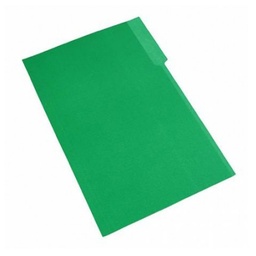 [#111-23] Carpeta Oficio pigmentada c/pestaña color verde oscuro