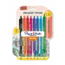 Bolígrafos Inkjoy Paper Mate Colección Vintage Punta Media 1.0mm 8 Colores