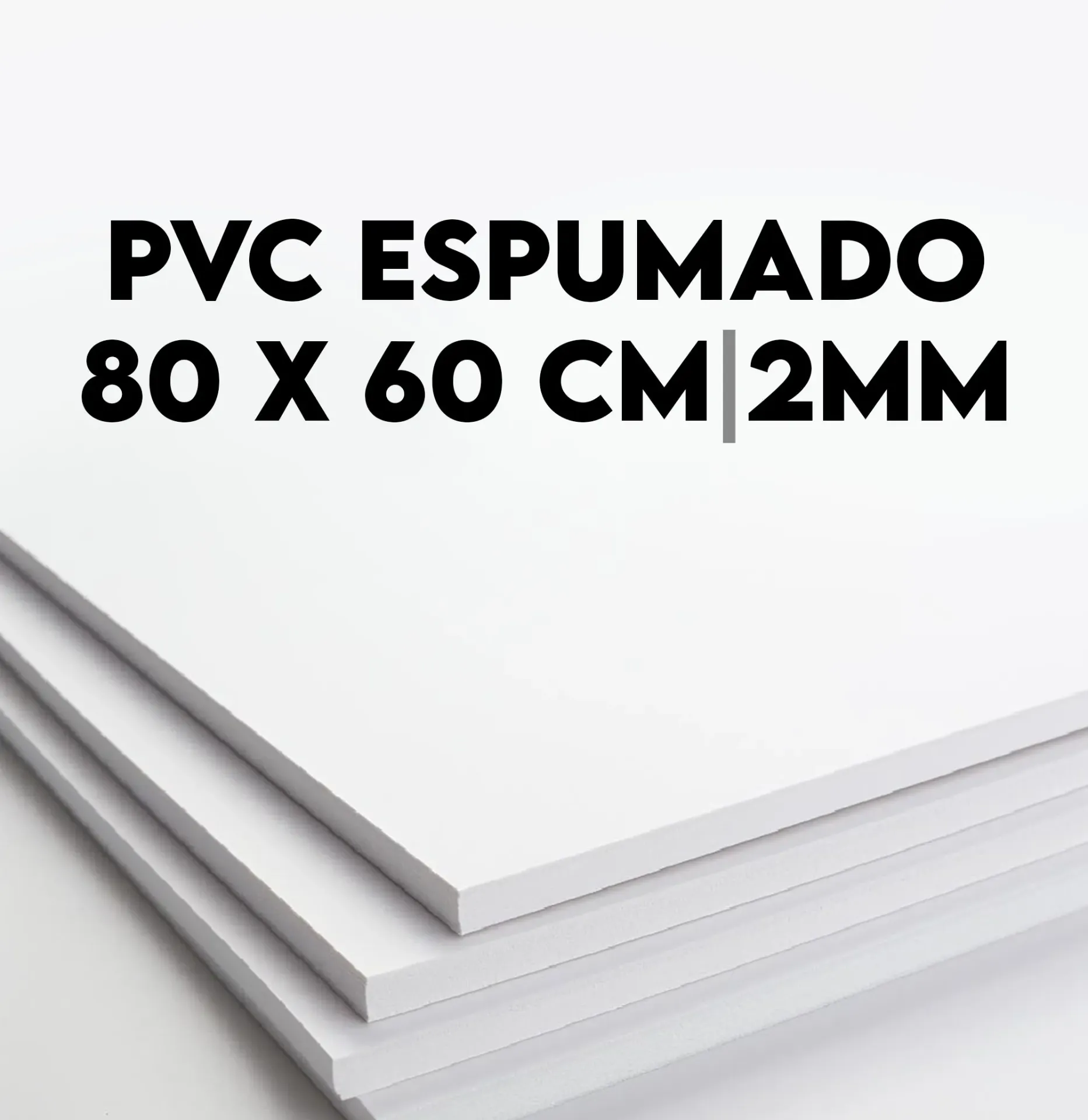 [PVES08060020] Plancha de PVC Espumado 80x60cm 2mm