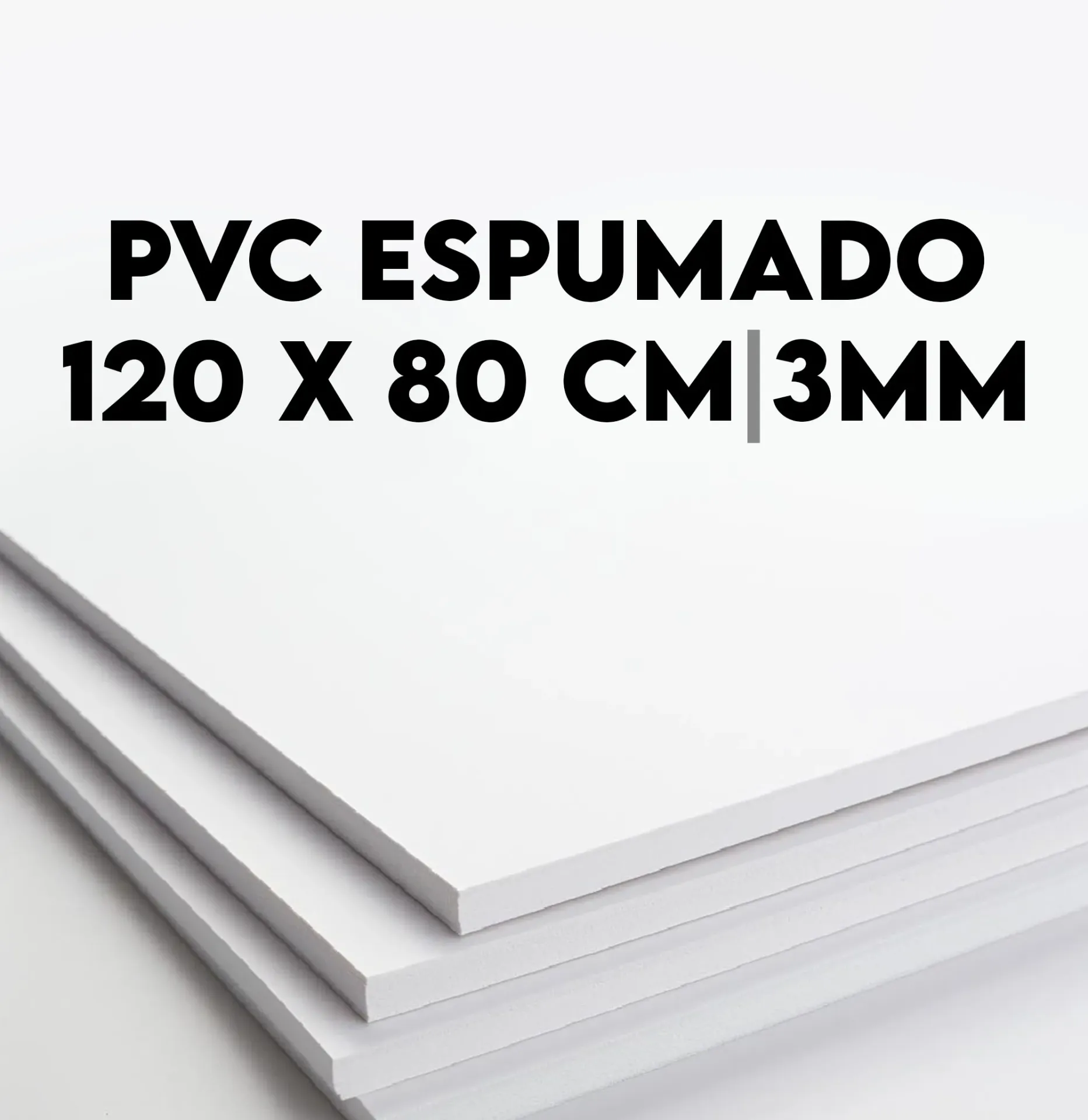 [PVES12080030] Plancha de PVC Espumado 120x80cm 3mm