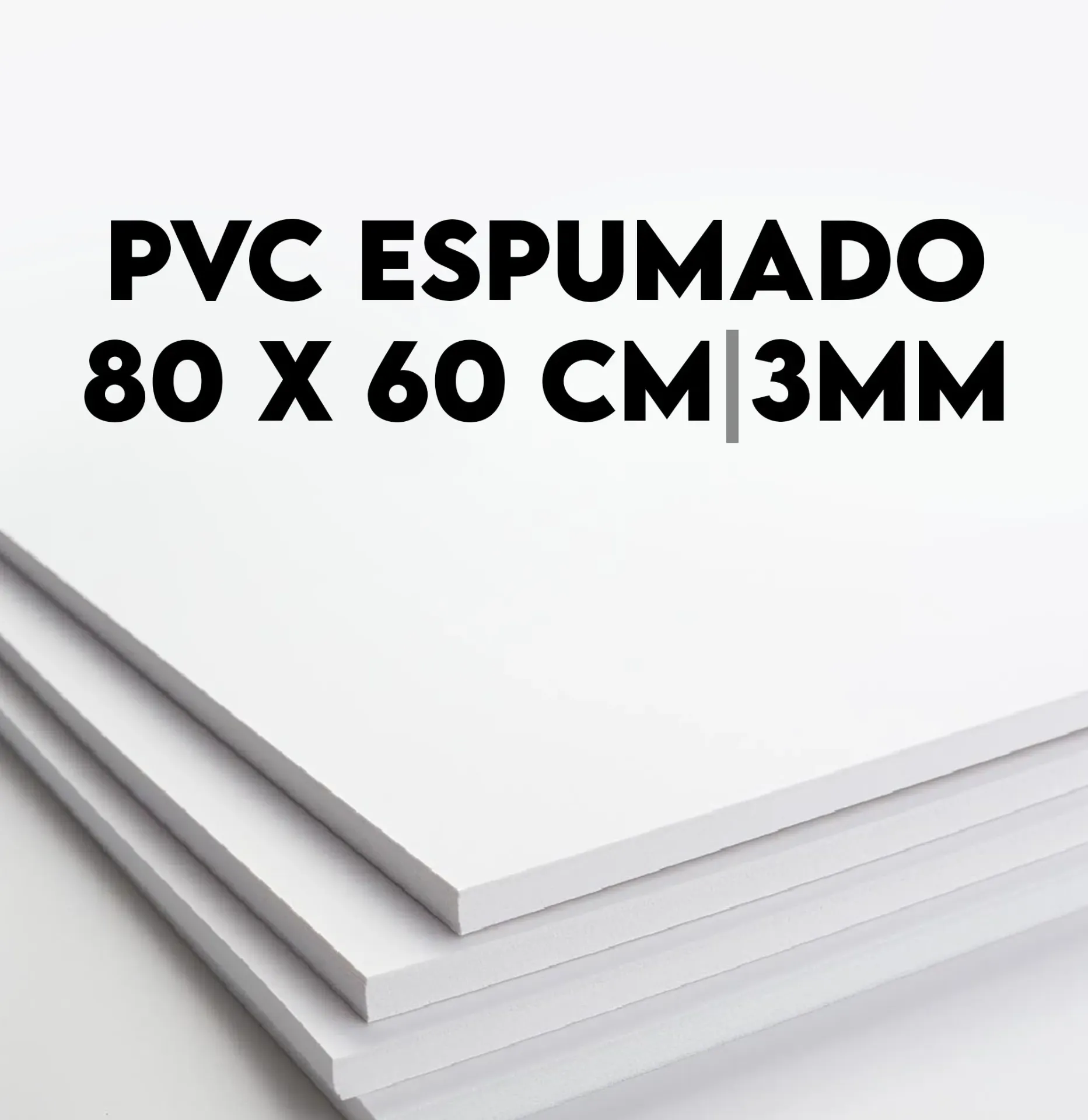 [PVES08060030] Plancha de PVC Espumado 80x60cm 3mm
