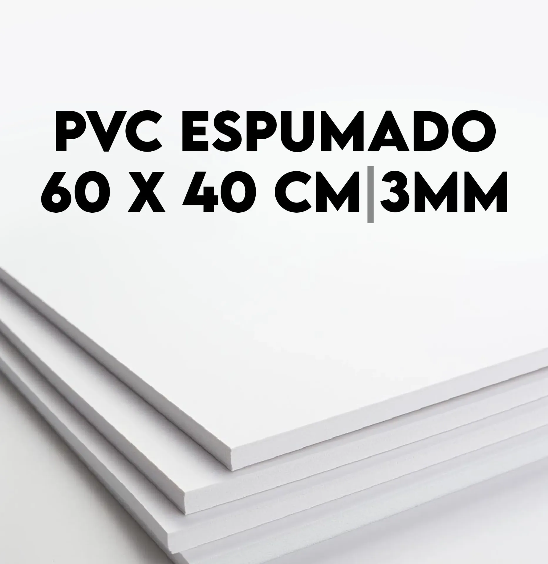 [PVES06040030] Plancha de PVC Espumado 60x40cm 3mm