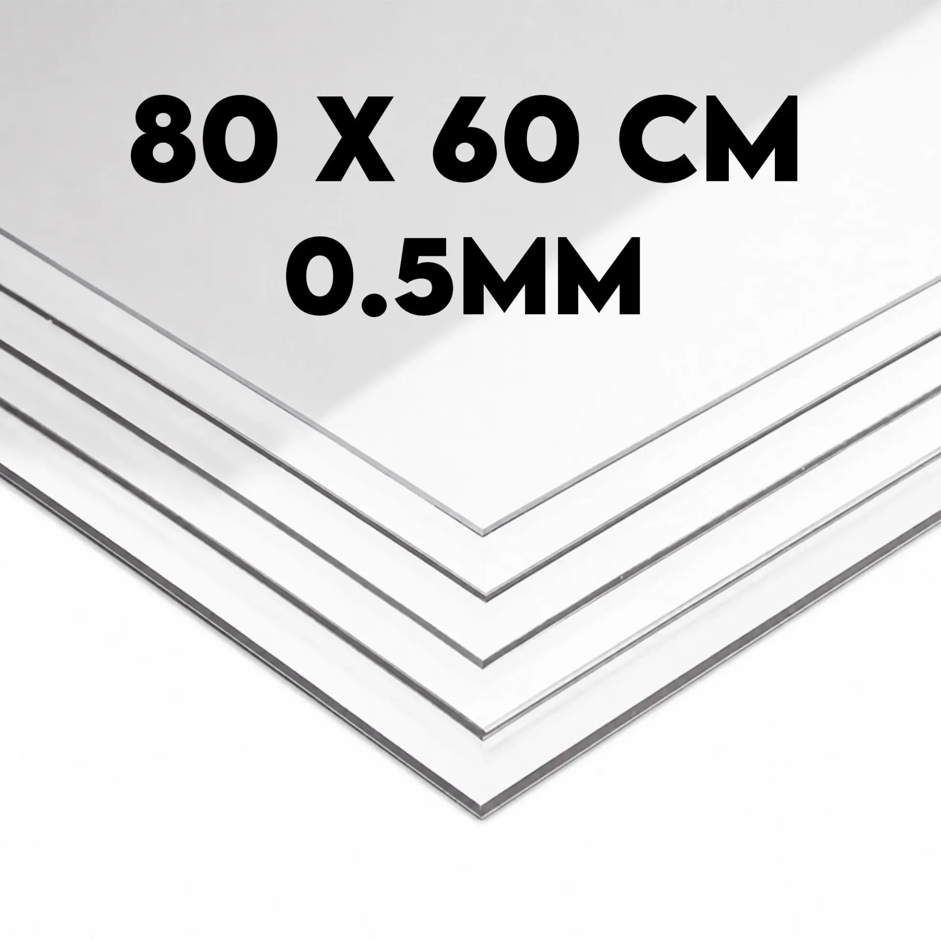 Mica Transparente PETG 80x60cm 0.5mm