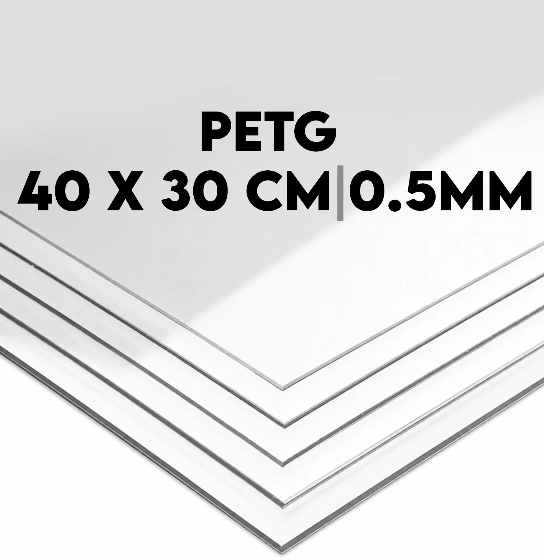 [PETG04030005] Mica Transparente PETG 40x30cm 0.5mm