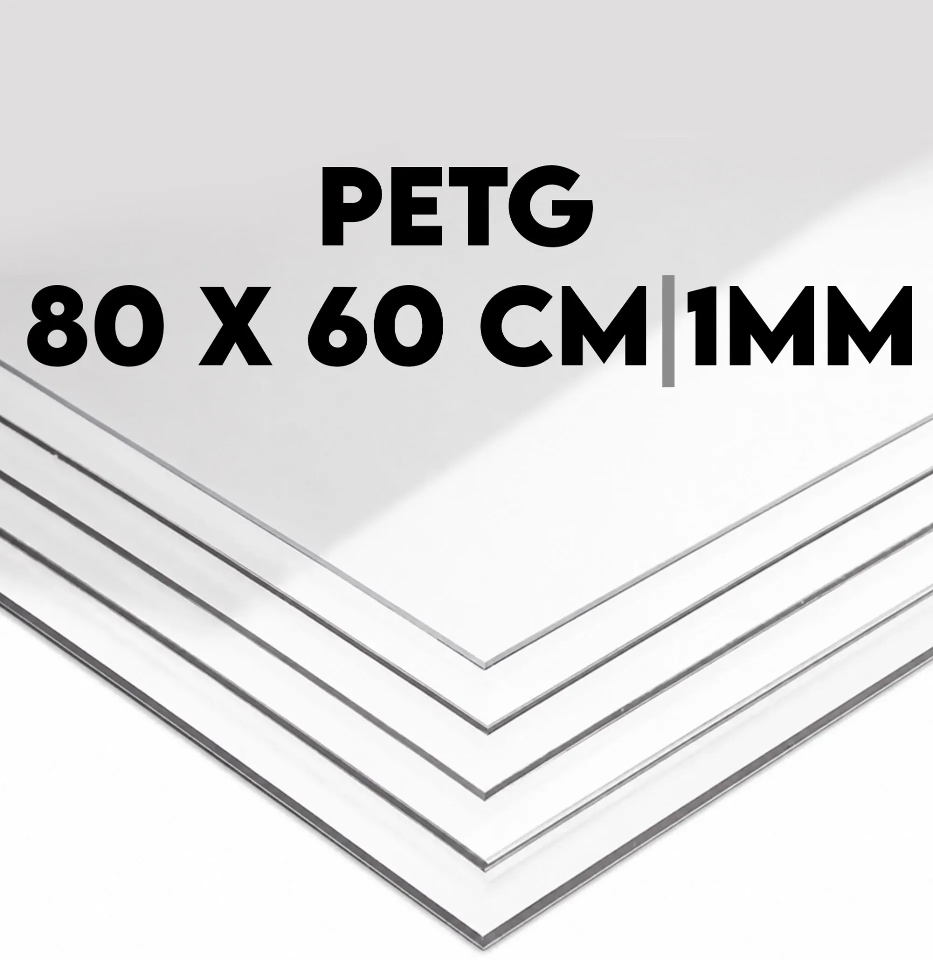 [PETG08060010] Mica Transparente PETG 80x60cm 1mm