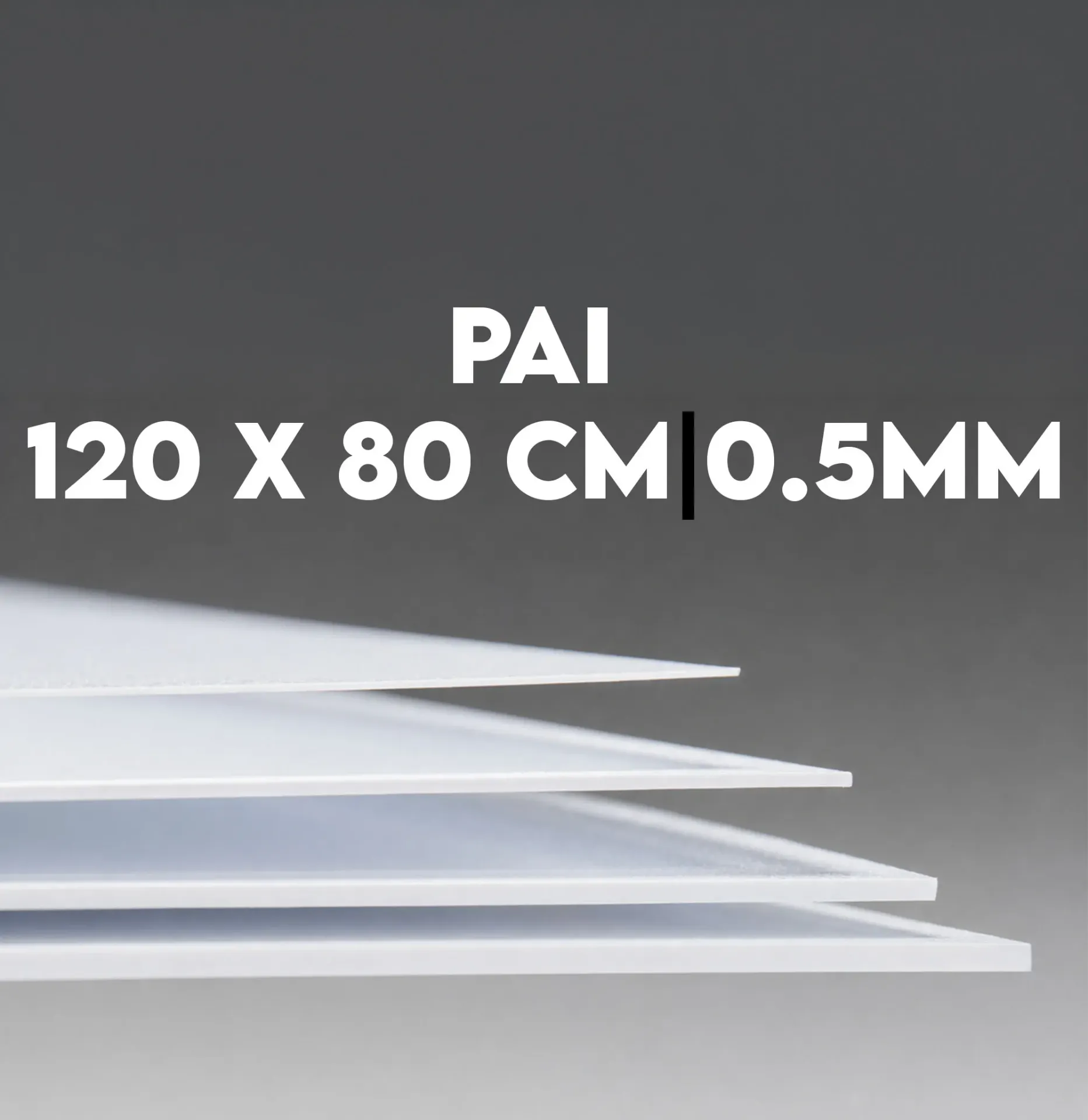 [PAI12080005] Mica PAI (Poliestireno de Alto Impacto) 120x80cm 0.5mm