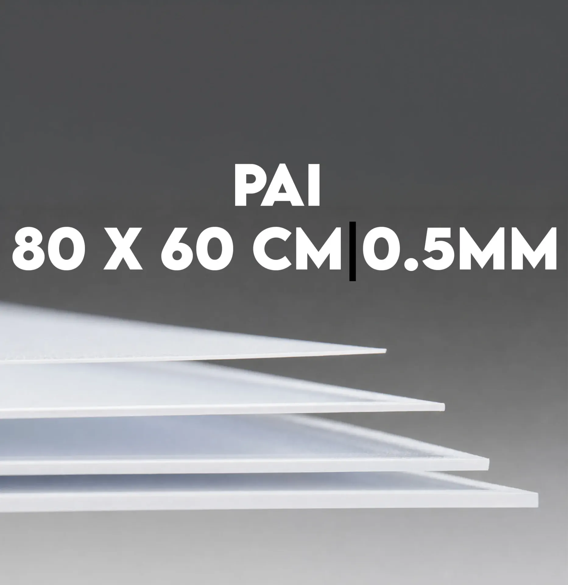 [PAI08060005] Mica PAI (Poliestireno de Alto Impacto) 80x60cm 0.5mm