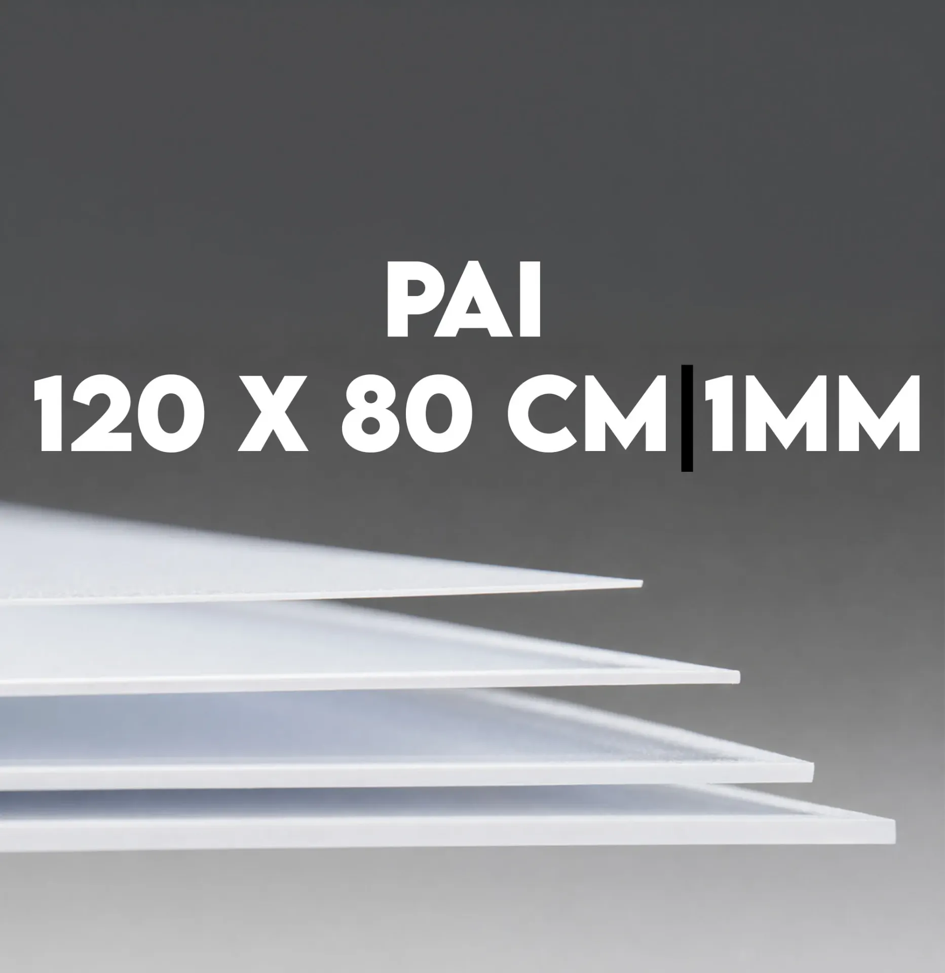 [PAI12080010] Mica PAI (Poliestireno de Alto Impacto) 120x80cm 1mm