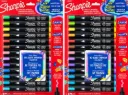 2 Set de Marcadores Sharpie Acrílico Punta Bala 12 Tonos de la Naturaleza 1.0mm