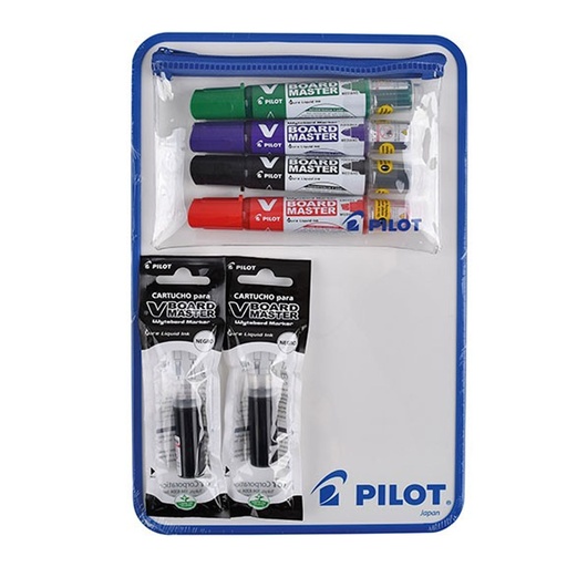 Set Pizarra + Marcadores + Cartuchos Vboard Master