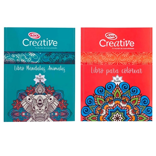 Libro de Mandala Adix para colorear