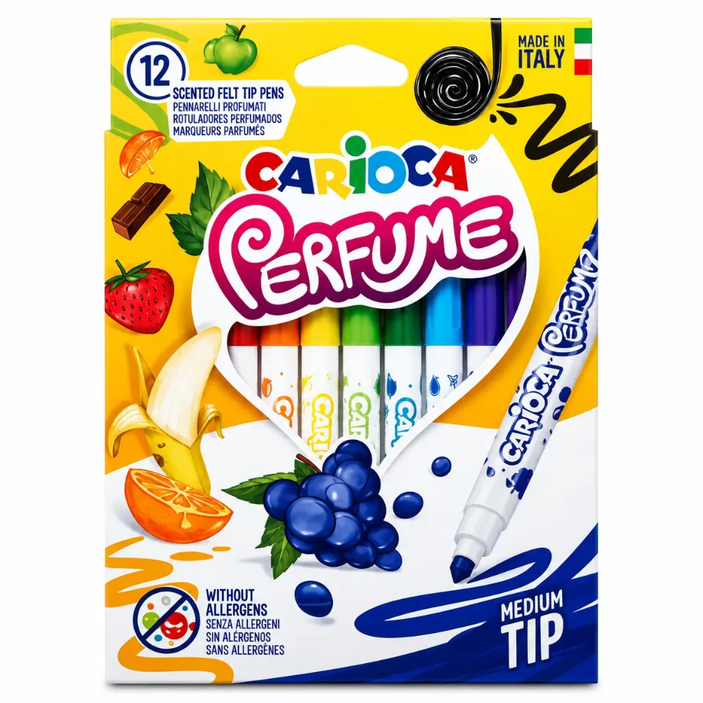 [42672] Plumones Perfume Carioca 12 Colores