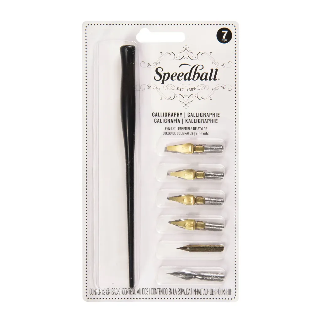 [2961] Set de Plumillas Speedball Caligráficas Mixtas