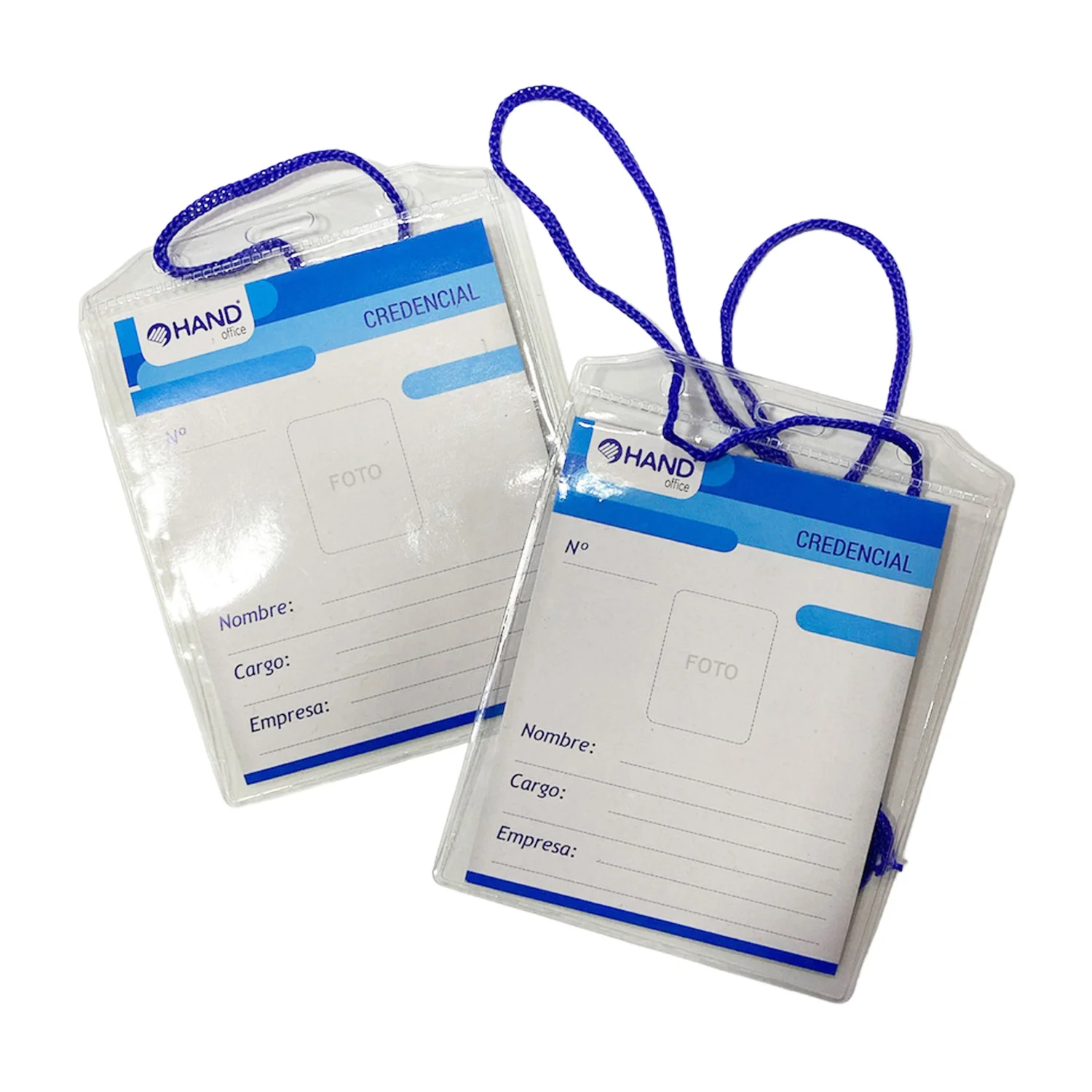 [#DC-95] Porta Credencial Hand Con Cuerda 85x110mm