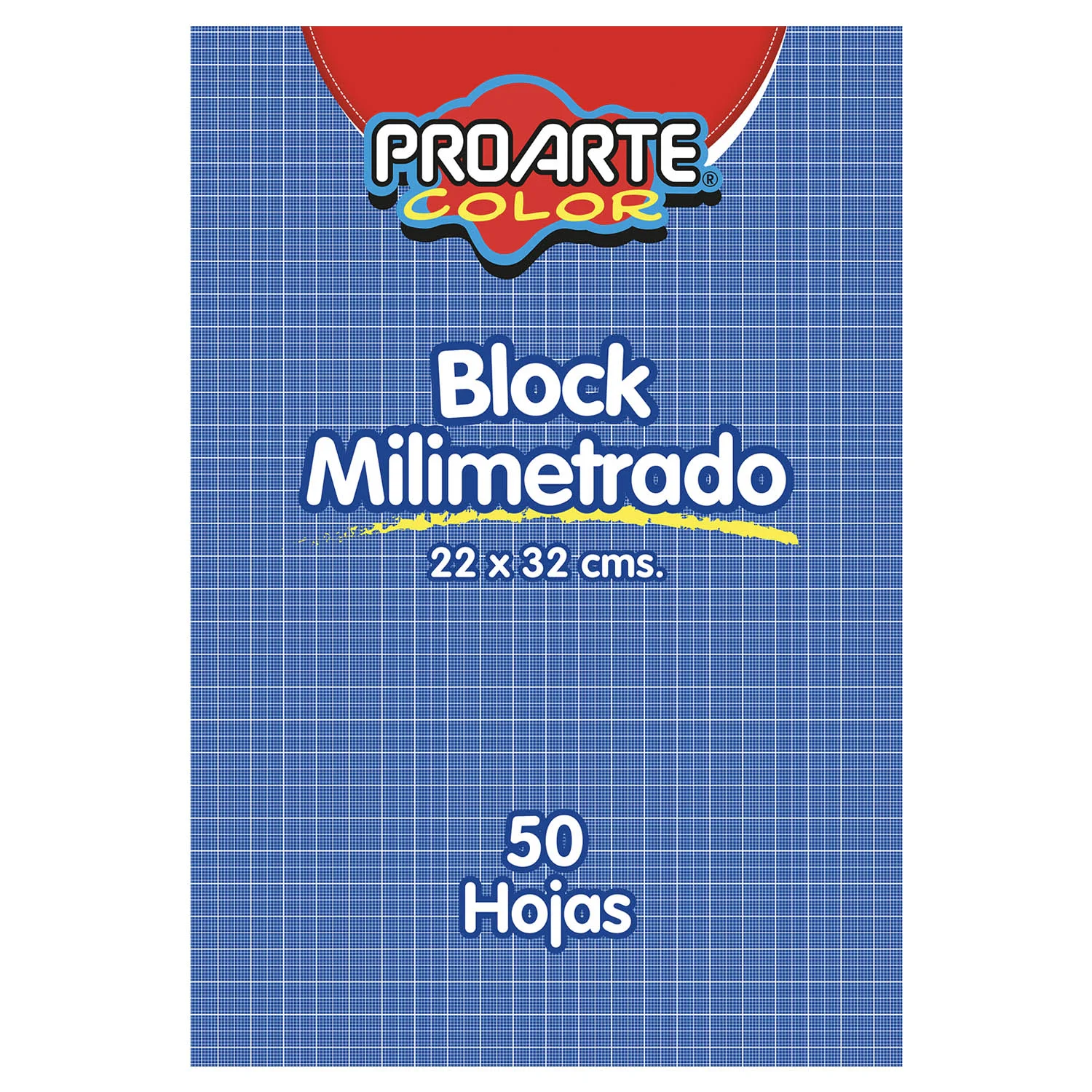 [13005-2] Block de Papel Milimetrado Proarte 22x32cm 50hjs