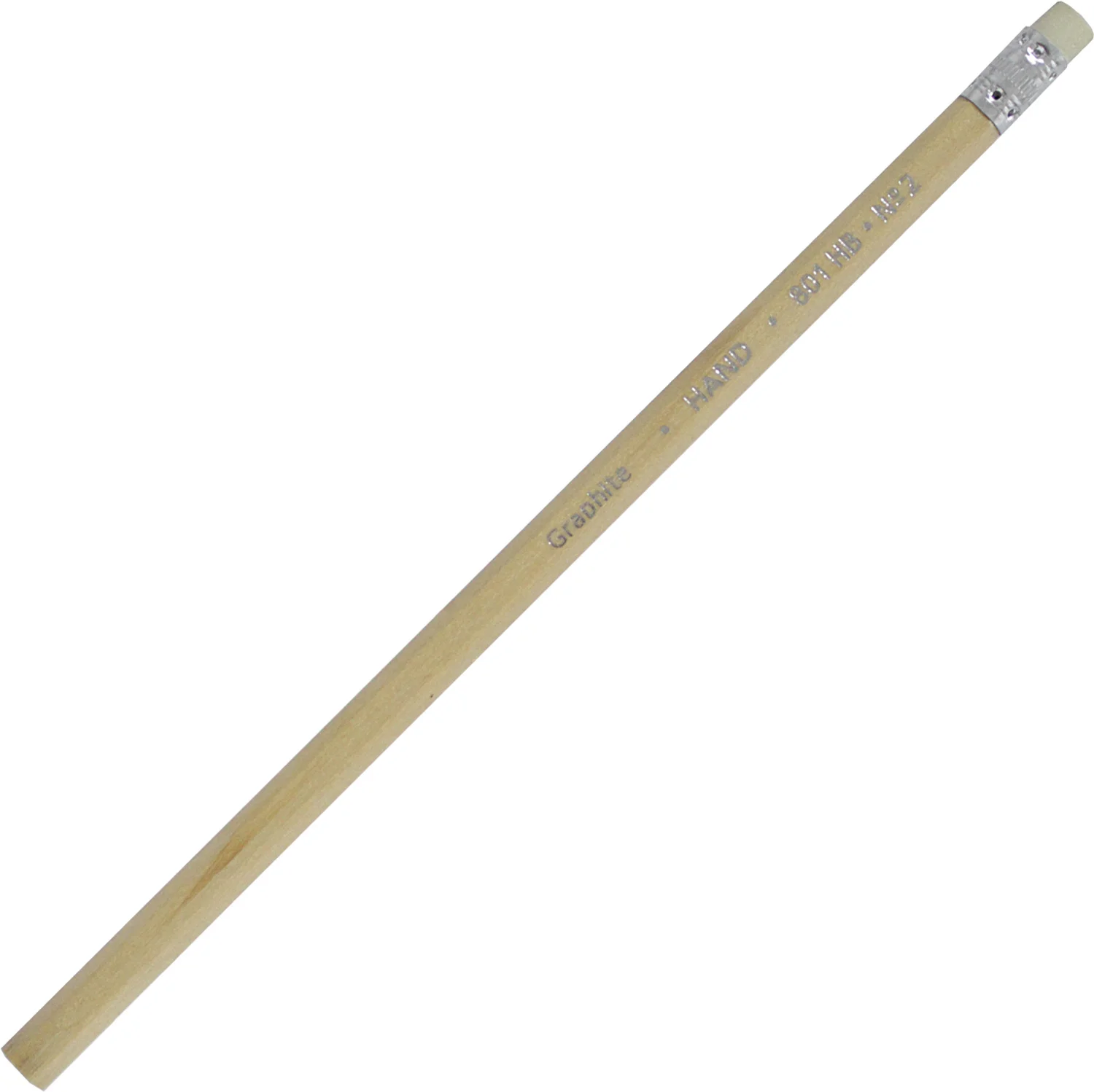 [#801/1] Lápiz Grafito N°2 Hand Hexagonal Con Goma De Borrar (1ud)