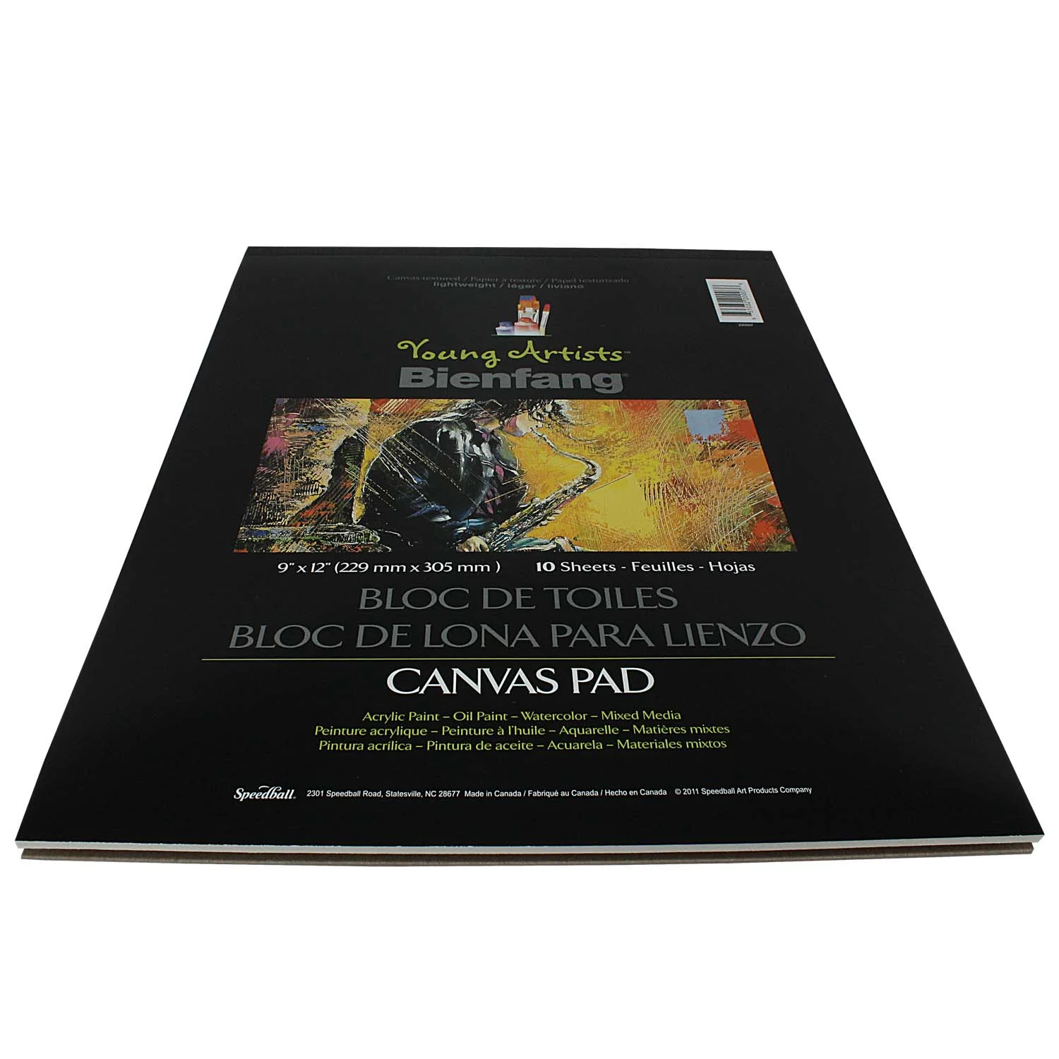 [220007] Block Bienfang Canvas Tipo Lienzo 22x30cm 224gr 10hj