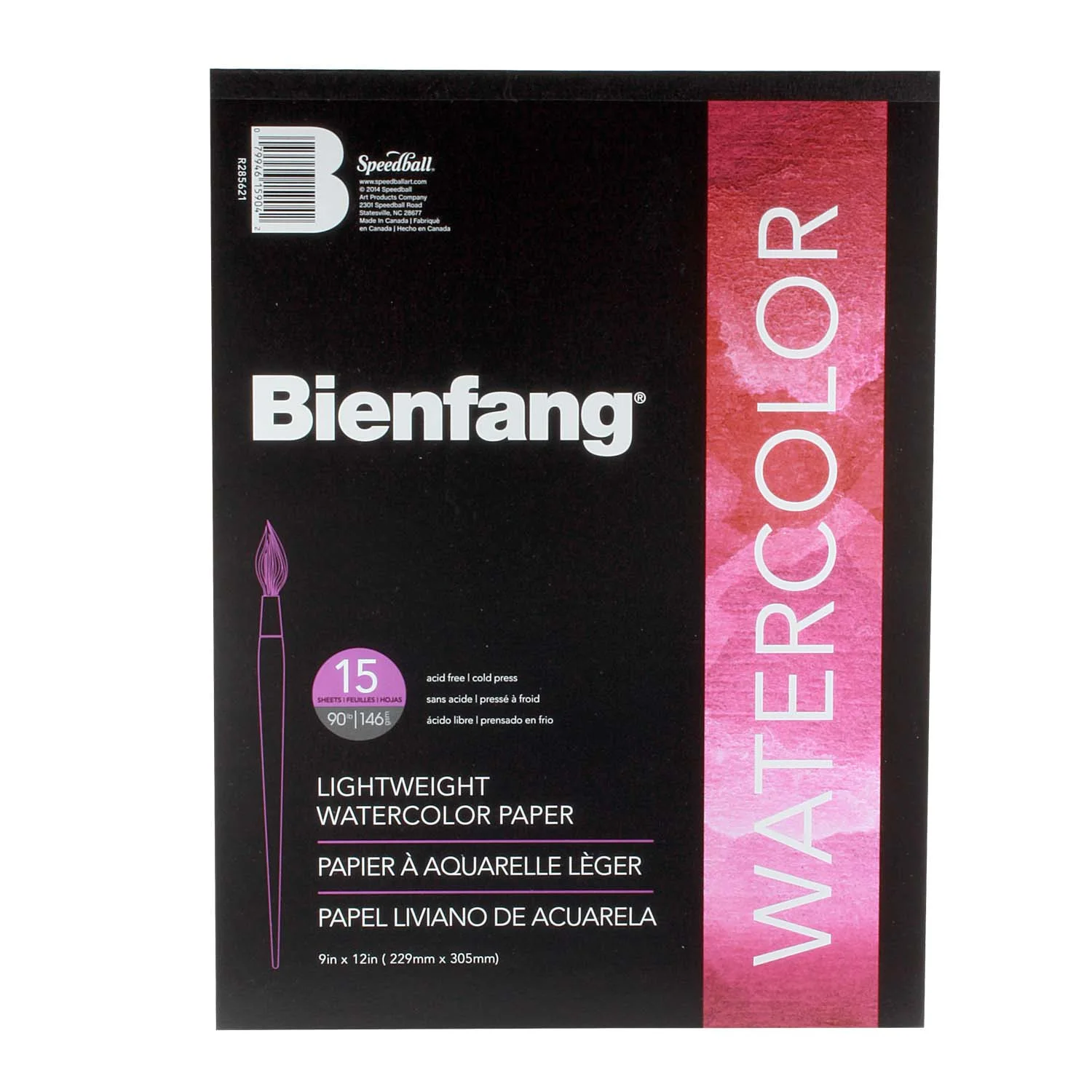 [R285621] Block Bienfang Para Acuarela 22x30cm 146gr. 15hj