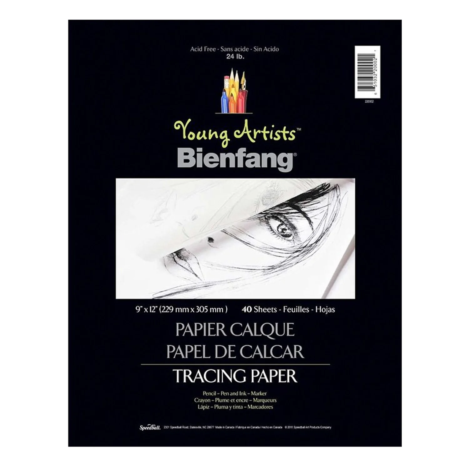 [220002] Block Bienfang Para Calcar 22x30cm 30gr. 40hj