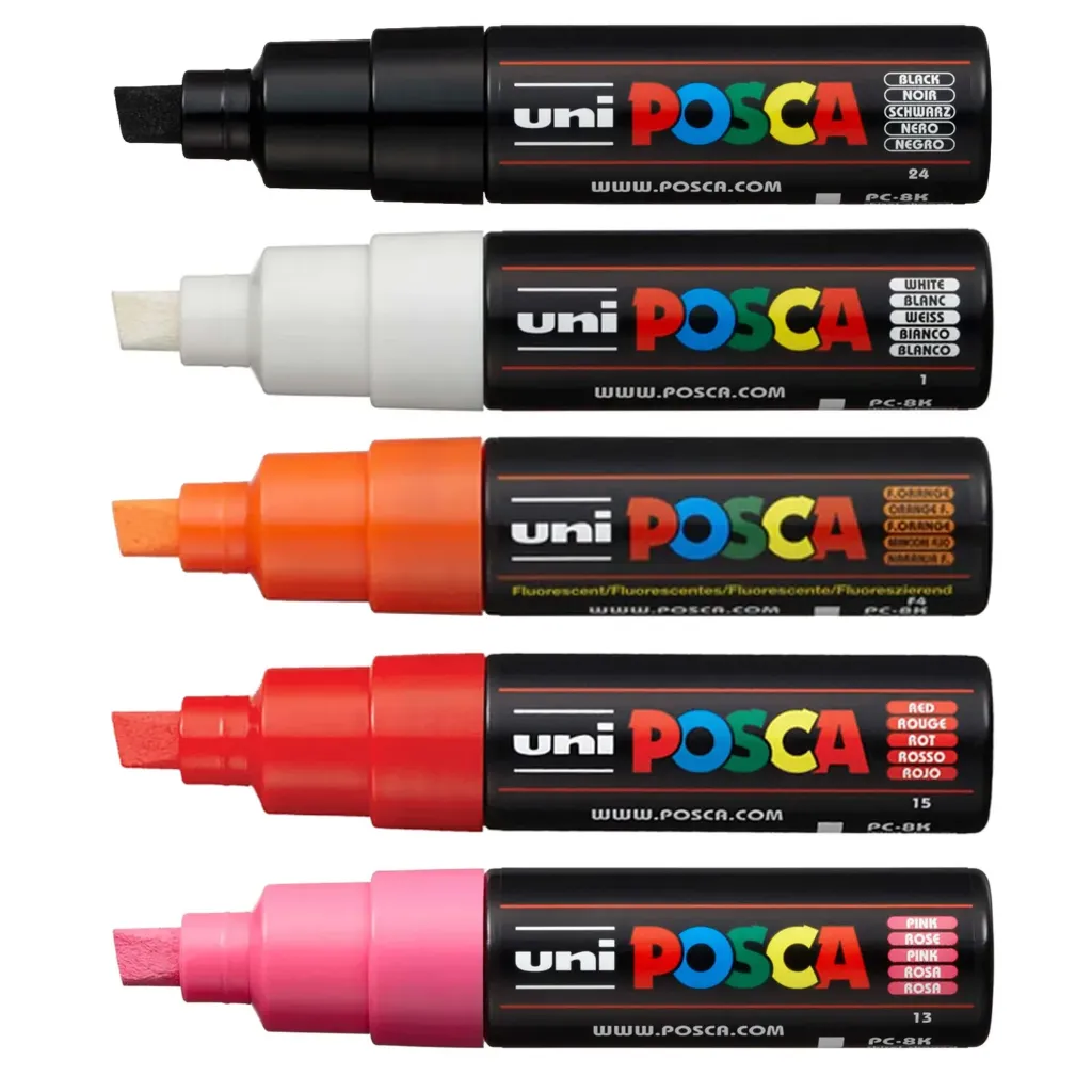 Marcador Pintura Acrílica 8K Uni Posca (8mm)