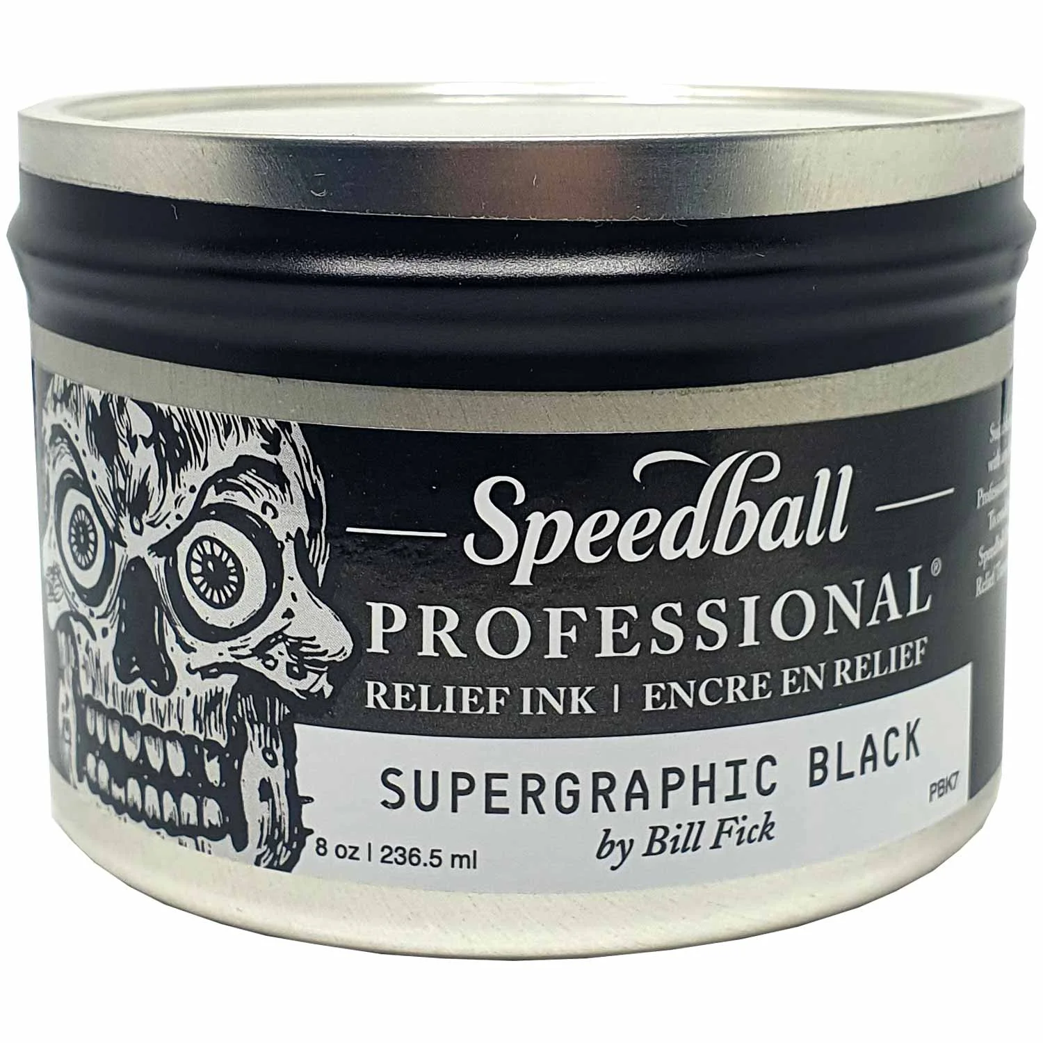 [3940] Tinta Relieve profesional Speedball para Grabado Negro 236ml