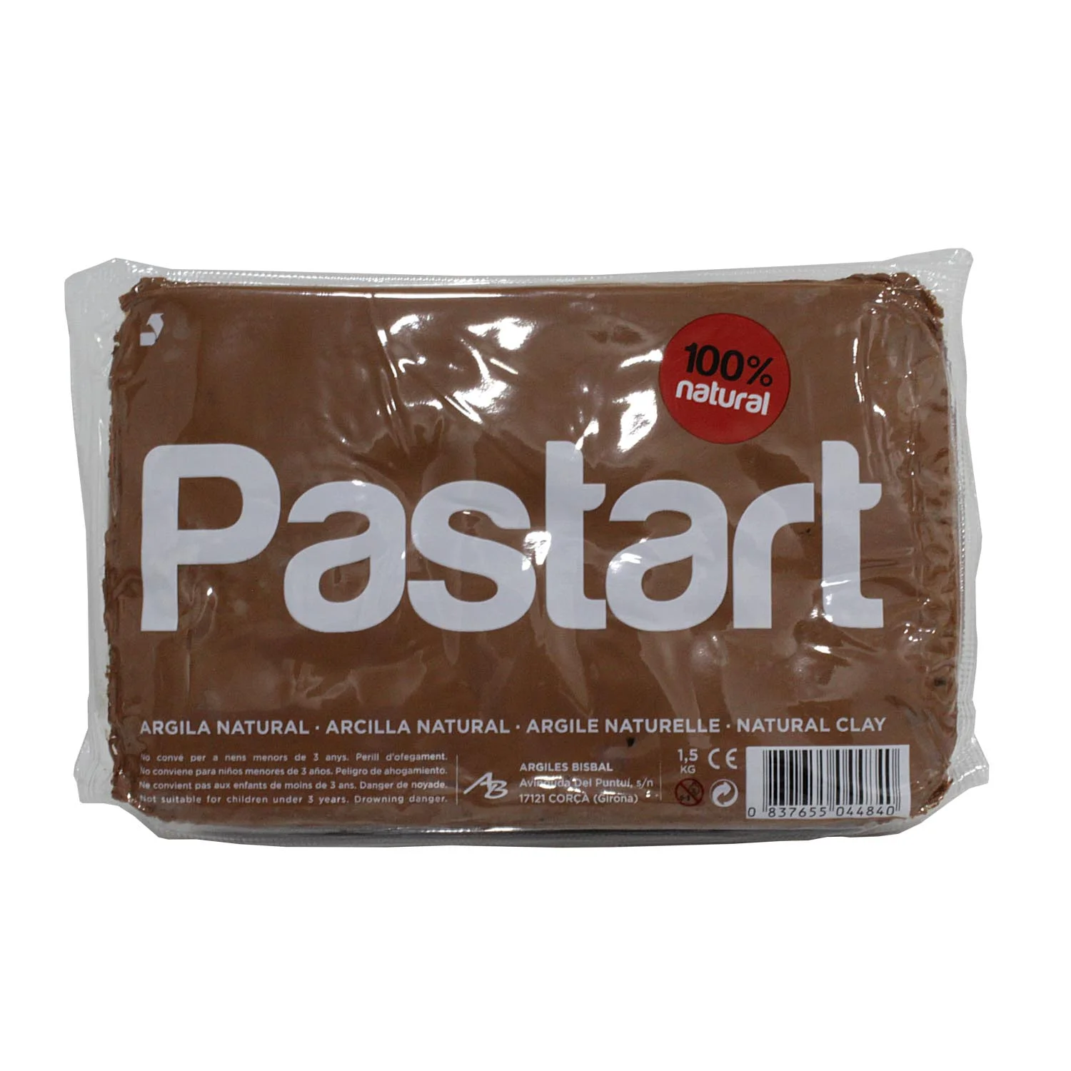 [P4840] Greda o Arcilla Natural para Modelar Terracota Pastart 1.5Kg