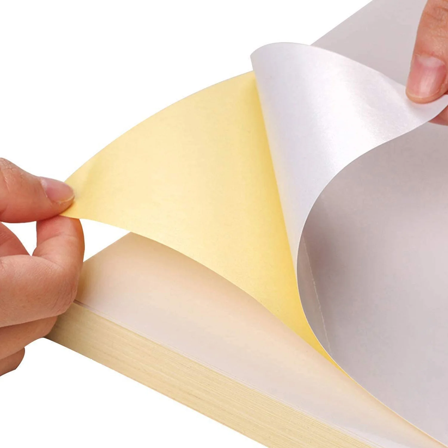 [PAAD03321100] Papel Bond Autoadhesivo 180gr Mate imprimible Oficio (10 hojas)