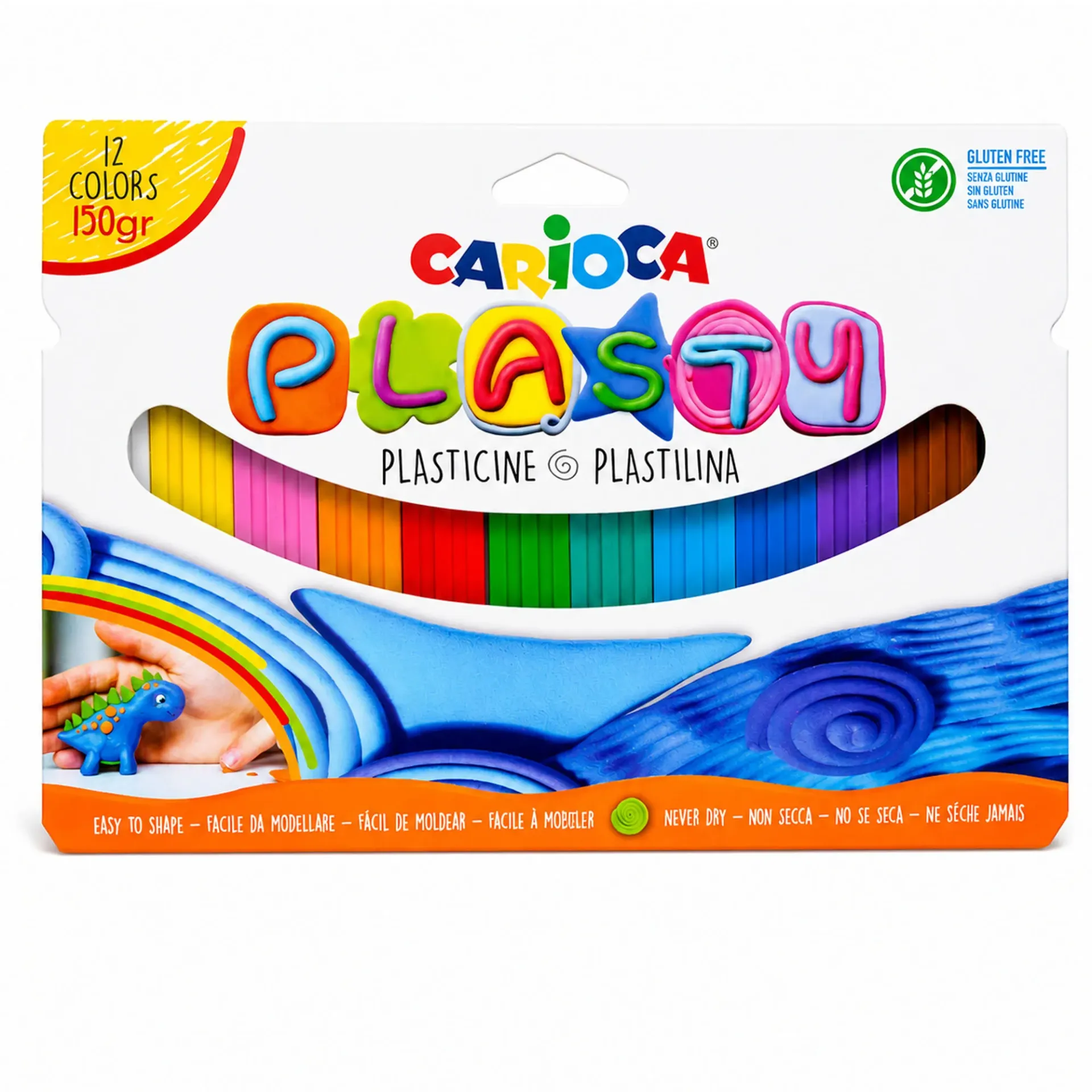 [42691] Plasticina Carioca 12 colores 150gr