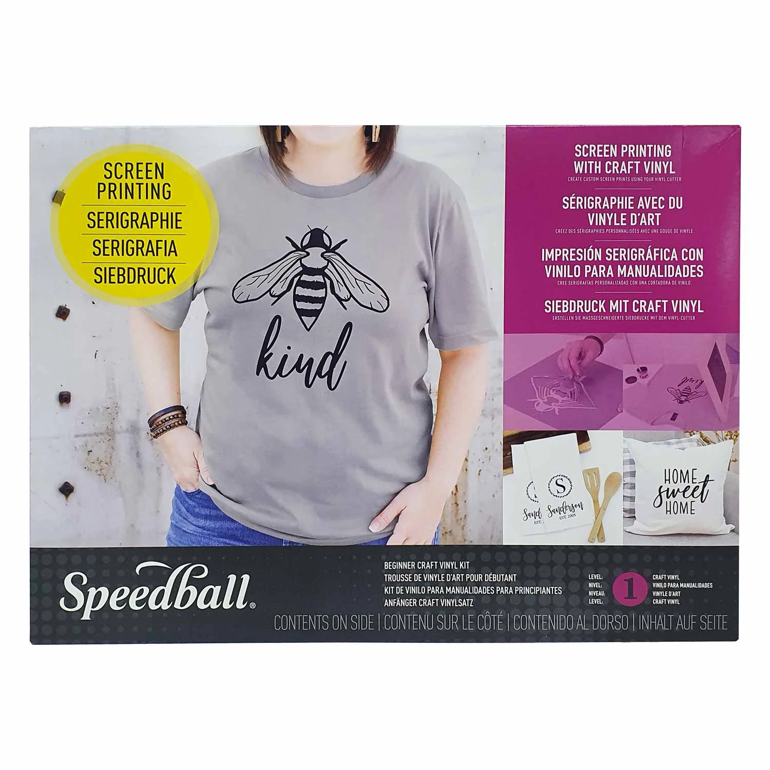 [45085] Kit de vinilo para manualidades de serigrafía para principiantes Speedball