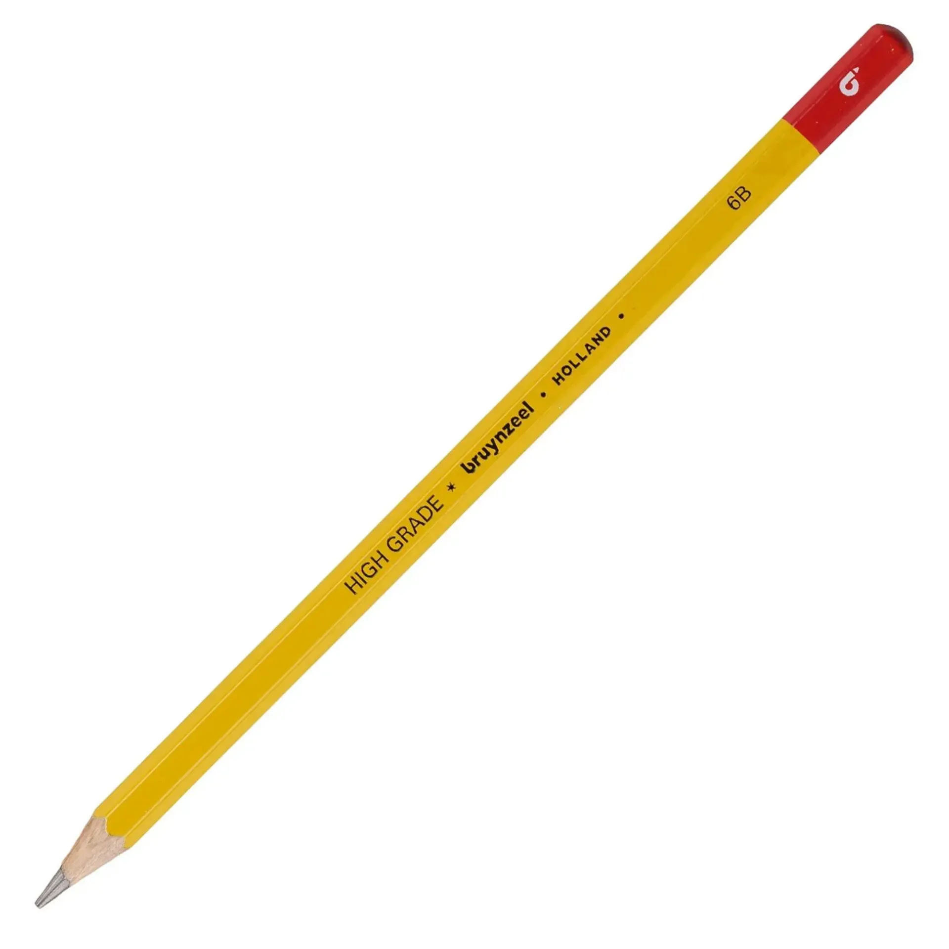 [60511011] Lápiz Grafito Técnico Escolar 6B Bruynzeel 1ud
